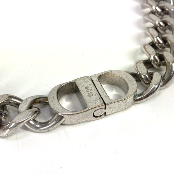 Dior Chain Necklace Metal Silver - Picture 12 of 14